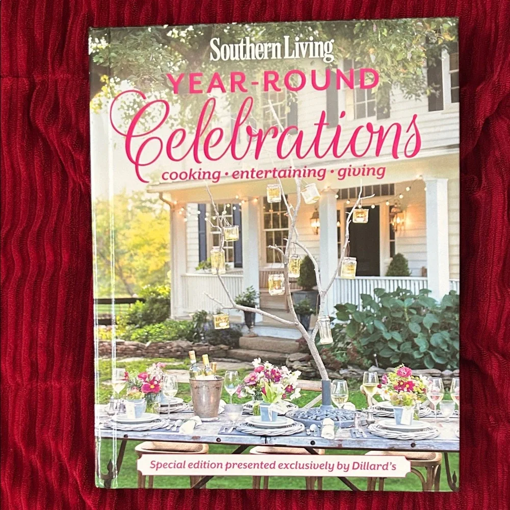 Southern Living dual “Christmas”, “Year-Round Celebrations” Cookbook